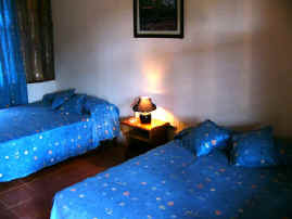 rooms at hot springs in Sierra Las Juntas